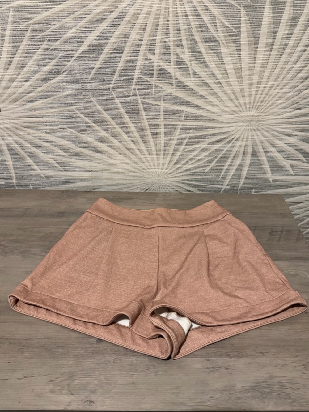Greyson Blush Pink Flared Lounge Skort